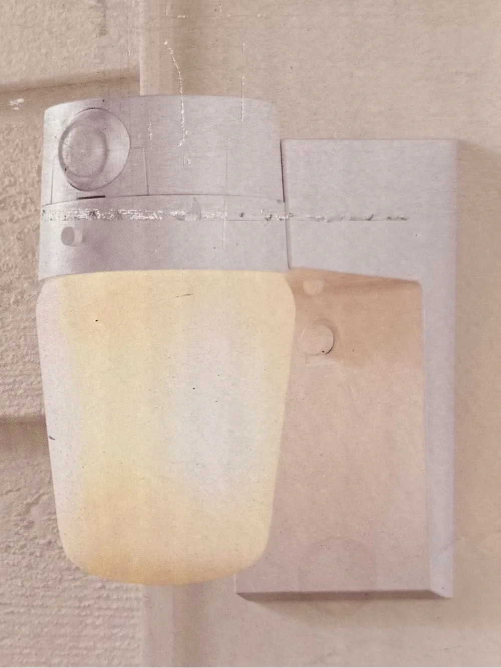 HAMPTON BAY 💡MOTION SENSING EXTERIOR WALL LANTERN💡 WHITE FINISH 🌟NIB🌟